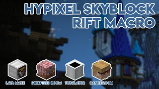 Hypixel Skyblock Rift Macro  Auto Dance Room  Mirrorverse Helper  Free Download [upl. by Charmian720]