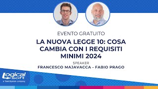 La nuova Legge 10 cosa cambia con i Requisiti Minimi 2024 [upl. by Germaine]