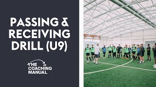 Passing and Receiving Drill U9 ⚽️ [upl. by Roderick]