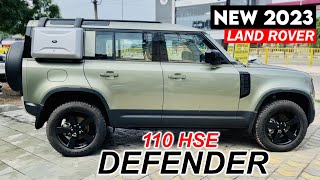 2023 LAND ROVER DEFENDER 110 HSE  DEFENDER DETAIL REVIEW  BEST OFFROAD CAR IN INDIA  NEW DEFENDER [upl. by Yrbua]