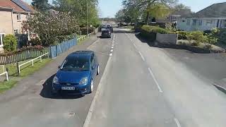 bus leaves puriton village near woolavington village Somerset England20424 [upl. by Fanni]