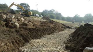 Le Croiseau  Restauration cours deau  CALOU TP [upl. by Osmo729]