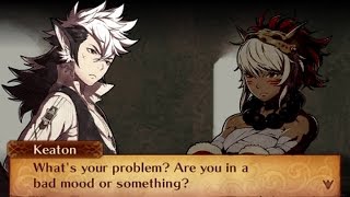 Fire Emblem Fates Revelation  Rinkah amp Keaton Support Conversations [upl. by Oeniri]