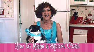 Polymer Clay  How to Make a Sport Coat [upl. by Snowber]