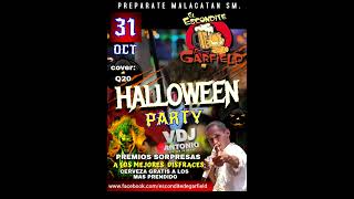 🟠HALLOWEEN PARTY 31OCT 🎃👻En El escondite de Garfield Malacatan SM [upl. by Colligan]