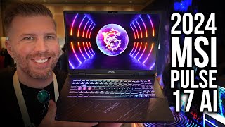 MSI Pulse 17 AI Hands On Overview Ultra 9 RTX 4070 QHD 240 hz [upl. by Alek]