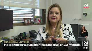 Motochorros vacían cuentas bancarias en 30 minutos [upl. by Adnawuj175]