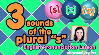 3 Sounds of the Plural quotsquot in English s z or ɪz [upl. by Atinal374]