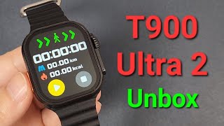 T900 Ultra 2 Smartwatch Unbox49mm 219 Inch Big Infinite Screen Wireless Charging APP LAXASFIT [upl. by Lovato]