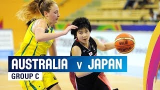 Australia v Japan  Group C  2014 FIBA U17 World Championship for women [upl. by Donell692]