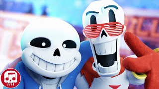 Sans and Papyrus Song Remastered  An Undertale Rap by JT Music quotTo The Bonequot [upl. by Noryk]