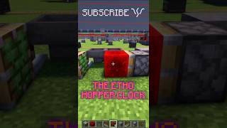 Make LONG REDSTONE CLOCKS with THE ETHO HOPPER CLOCK  Redstone with PsiVolt minecraft redstone [upl. by Trish]