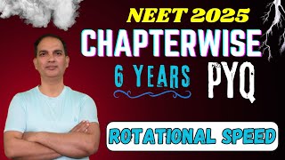 Rotational Speed L2  NEET Physics 2025  Chapterwise PYQ Solve  NEET Physics [upl. by Chute]