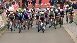 Cyclocross Beringen Women Elite 50fps 12 Oct 2024 [upl. by Noirb772]