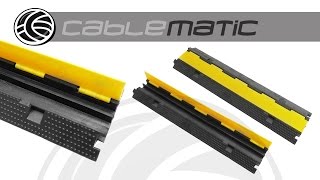 Pasacables de suelo para protección de cables eléctricos de 2 vías 98cm distribuido por CABLEMATIC ® [upl. by Notrab]