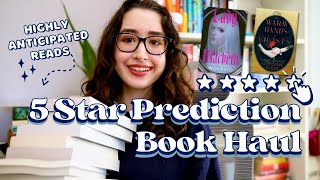 A 5Star Predictions BOOK HAUL⭐️📖 [upl. by Euqina825]