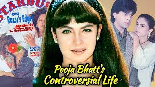 POOJA BHATTS WEIRD RELATIONSHIP WITH MAHESH BHATT ENDED HER BOLLYWOOD CAREER [upl. by Schwejda]