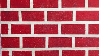 How to create brick wall pattern easy and cool method [upl. by Nahtanoj]