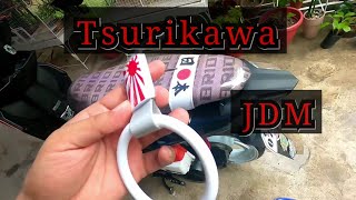 HOW TO INSTALL TSURIKAWA ON A MOTOR BIKE  JDM CONCEPT [upl. by Eiramanna]