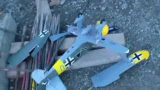 RC HeliJets Henschel HS123 Last flight ready2fly [upl. by Evvy]