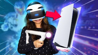 PSVR PS5 Graphics Setup amp Gameplay With F2P Mortal Blitz Combat Arena VS PS4 [upl. by Averi]