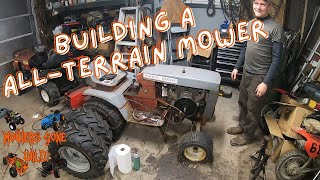 All Terrian quotMudquot Mower Build Wheel Horse C 81 Build Part 1 [upl. by Oehsen]