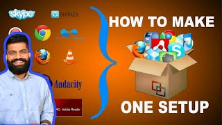 how to install multiple software at onc click  how to use silent install builder [upl. by Trinatte]