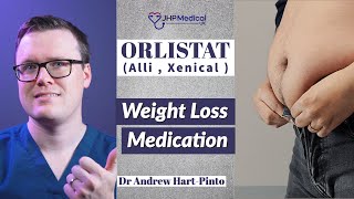 ORLISTAT Alli  Xenical  Weight Loss Pills  Dose Side Effects amp More [upl. by Anirtruc]