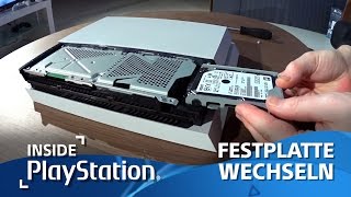 Tutorial Festplatte der PS4 wechseln [upl. by Joappa]