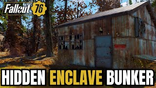 Secret UNDERGROUND Enclave Bunker Build  Fallout 76 CAMP Tutorial [upl. by Navillus]