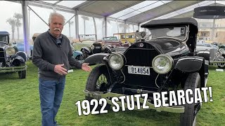 Wayne Carini checks out a stunning restored Stutz Bearcat [upl. by Vachil]