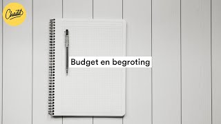 Budget en begroting wat is het verschil  Mr Chadd Academy [upl. by Ilram568]