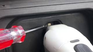 The Trick To Release A Stuck EV Charging Connector [upl. by Pavel]