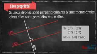 6Propriétés droites parallèles et perpendiculaires [upl. by Ressay]