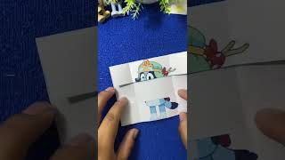 Doblado de papel bingodeblueydibujo videosparaniños [upl. by Elodia283]