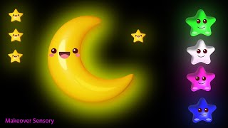 Baby Sensory Video  High Contrast Animation  Fun video for baby  Make a Baby STOP CRYING [upl. by Noonan]