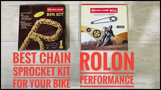 Rolon Performance Chain Sprocket Kits For Your Bike HimalayanInterceptor650Dominar400 Ktm390 [upl. by Ulund]