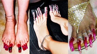 UÑAS Largas En Los PIES La Nueva MODA más HORRIBLE de Internet [upl. by Ariam]