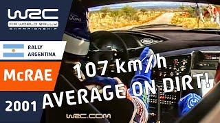 McRAE onboard Rally Argentina 2001  Ford Focus RS WRC  FLAT OUT  MAXIMUM ATTACK [upl. by Enomyar]