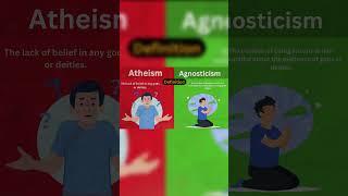 atheism vs Agnosticism religionexplained history religion facts christmas religiouscomparison [upl. by Meeharbi]