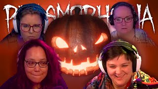 Staff Attempt Phasmo Halloween Challenge [upl. by Tuchman]