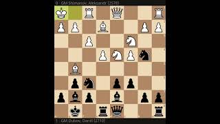 2023 Samarcande blitz Shimanov Dubov E91 King’s Indian Defense Variant orthodoxe chess chessplayer [upl. by Aniretake704]