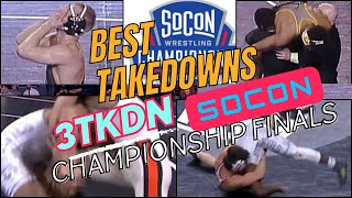 2024 SOCON WRESTLING CHAMPIONSHIP FINALS  BEST TAKEDOWNS [upl. by Jolyn]