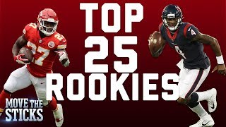 Top 25 Rookies of the 2017 Season So Far  Move the Sticks  NFL [upl. by Ditzel479]