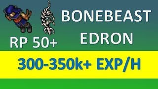 Tibia Guias  RP 50  Bonebeast Edron 300350k exph [upl. by Lais]