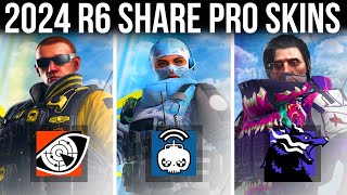 EVERY 2024 R6 Share Pro Team Skins REVIEW [upl. by Aierdna]