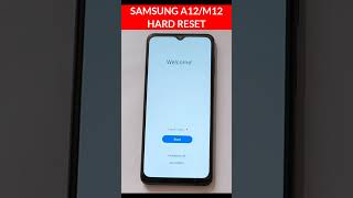 Samsung A12M12 Hard Reset Screen Lock Remove [upl. by Naej]