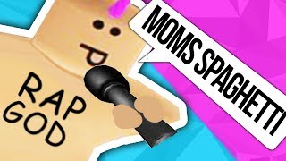 INSANE BARS in ROBLOX RAP FREESTYLE PART 1 [upl. by Calondra]