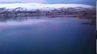 Landing into Tromso airport Norway after an impressive approach over fjords [upl. by Ailem]