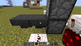 Minecraft Tutorial Easy Vertical Item Transfer with Hoppers and Droppers [upl. by Ayaladnot]